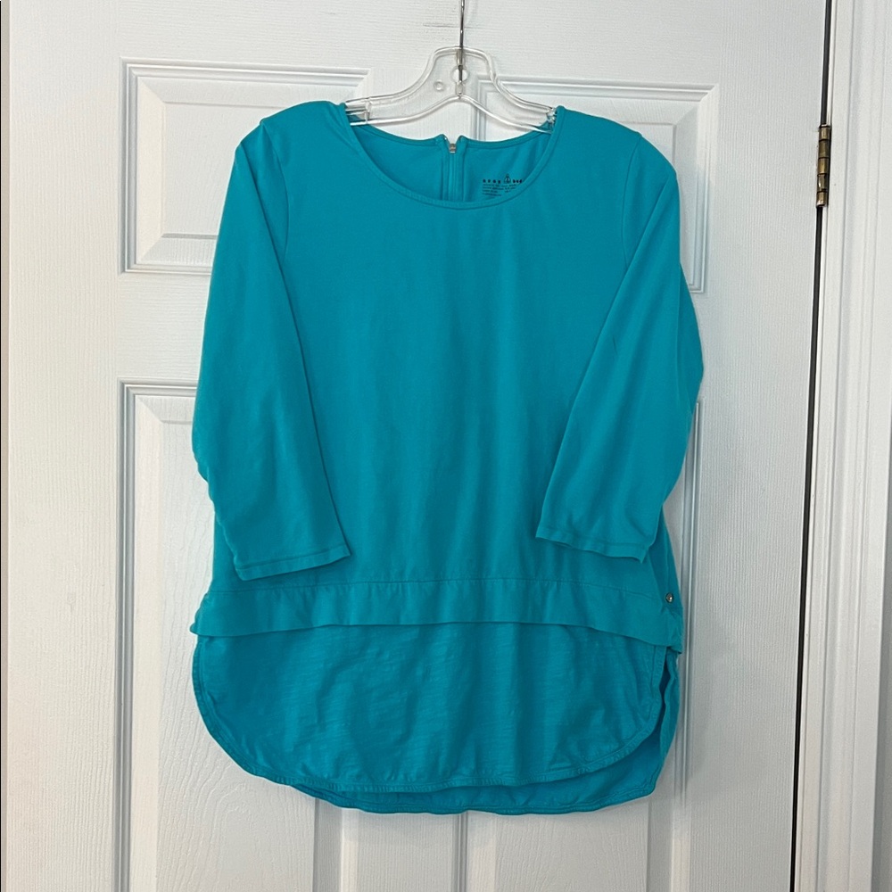 Neon Buddha Aqua Long Sleeve Tee